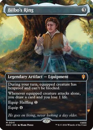Bilbo's Ring (Borderless) (HOC-041) - The Hobbit: Eternal-Legal | Grognard Games