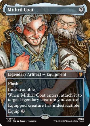 Mithril Coat (Borderless) (HOC-043) - The Hobbit: Eternal-Legal Foil | Grognard Games