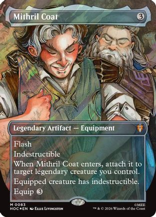 Mithril Coat (Borderless) (Surge Foil) (HOC-083) - The Hobbit: Eternal-Legal Foil | Grognard Games