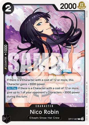 Nico Robin (OP17-087) - The World's Strongest Warriors Foil | Grognard Games