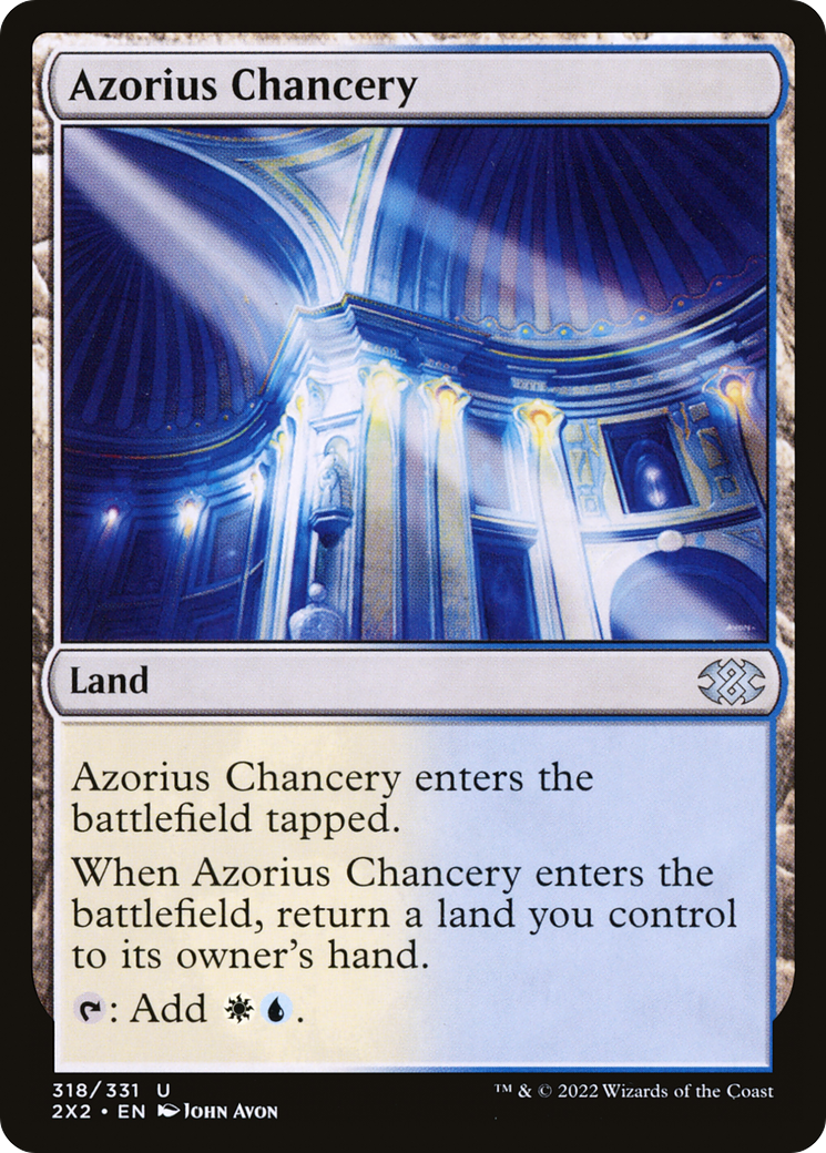Azorius Chancery [Double Masters 2022] | Grognard Games