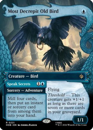 Most Decrepit Old Bird (Showcase) (HOB-221) - The Hobbit Foil | Grognard Games
