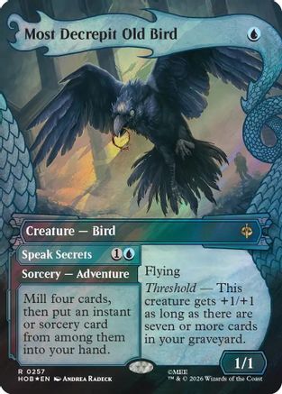 Most Decrepit Old Bird (Showcase) (Surge Foil) (HOB-257) - The Hobbit Foil | Grognard Games
