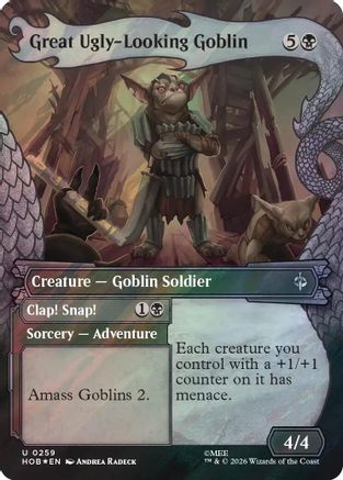 Great Ugly-Looking Goblin (Showcase) (Surge Foil) (HOB-259) - The Hobbit Foil | Grognard Games