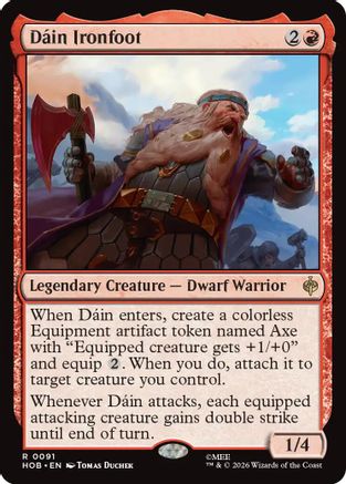 Dain Ironfoot (HOB-091) - The Hobbit Foil | Grognard Games