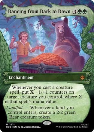 Dancing from Dark to Dawn (Showcase) (HOB-231) - The Hobbit Foil | Grognard Games