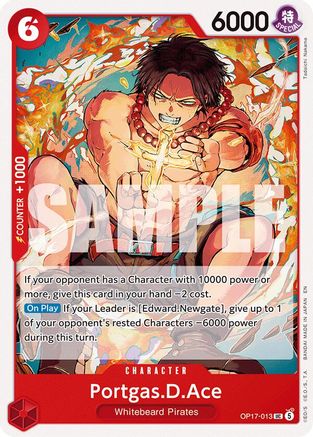 Portgas.D.Ace (OP17-013) - The World's Strongest Warriors | Grognard Games