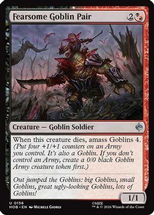Fearsome Goblin Pair (HOB-156) - The Hobbit Foil | Grognard Games