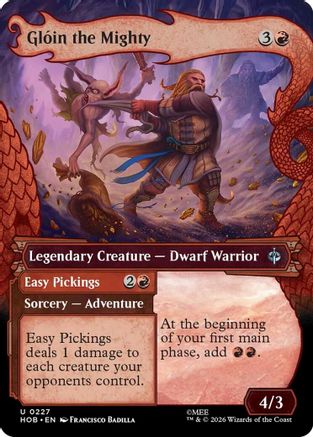 Gloin the Mighty (Showcase) (HOB-227) - The Hobbit Foil | Grognard Games