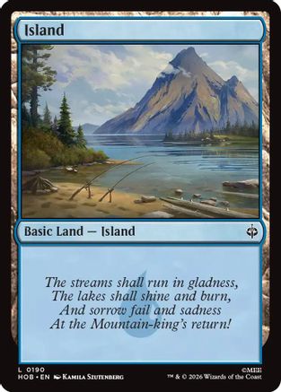 Island (0190) (HOB-190) - The Hobbit Foil | Grognard Games