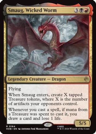 Smaug, Wicked Worm (HOB-164) - The Hobbit Foil | Grognard Games