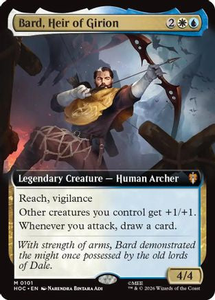 Bard, Heir of Girion (Extended Art) (HOC-101) - The Hobbit: Eternal-Legal | Grognard Games