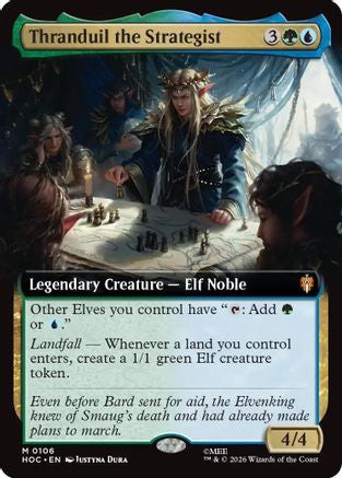Thranduil the Strategist (Extended Art) (HOC-106) - The Hobbit: Eternal-Legal | Grognard Games