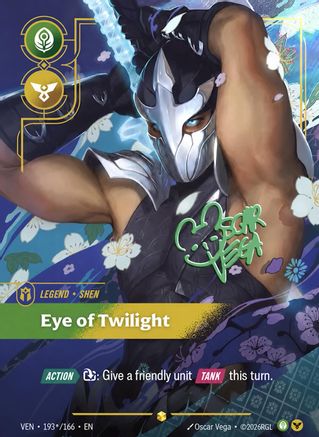 Shen - Eye of Twilight (Signature) (193*/166) - Vendetta Foil | Grognard Games