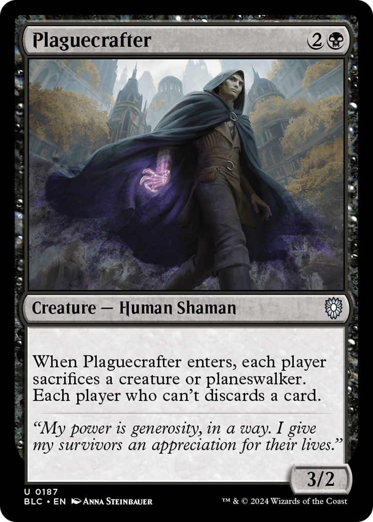Plaguecrafter [Bloomburrow Commander] | Grognard Games