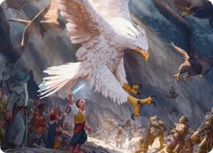 The Eagles Are Coming! Art Card (ASHOB-003) - Art Series: The Hobbit | Grognard Games