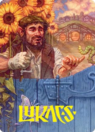 The Gaffer Art Card (Gold-Stamped Signature) (ASHOB-028) - Art Series: The Hobbit | Grognard Games