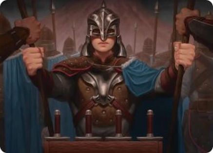 Bard's Attendant Art Card (ASHOB-050) - Art Series: The Hobbit | Grognard Games