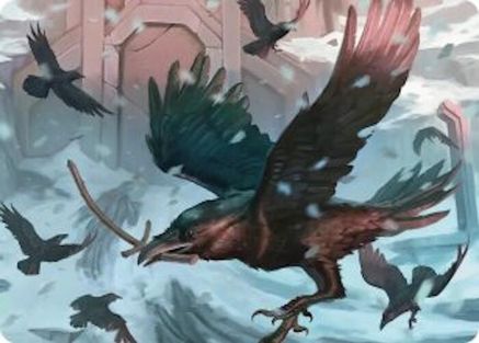 Ravenhill Flock Art Card (ASHOB-011) - Art Series: The Hobbit | Grognard Games