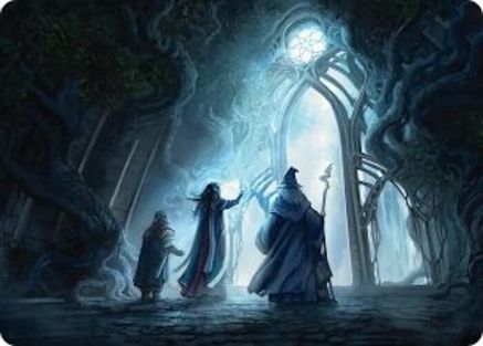 Uncover the Moon-Letters Art Card (ASHOB-013) - Art Series: The Hobbit | Grognard Games