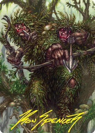 Orcish Bowmasters Art Card (Gold-Stamped Signature) (ASHOB-030) - Art Series: The Hobbit | Grognard Games