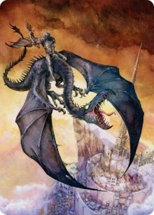 Witch-king, Bringer of Ruin Art Card (ASHOB-032) - Art Series: The Hobbit | Grognard Games