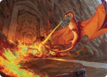Smaug's Fury Art Card (ASHOB-018) - Art Series: The Hobbit | Grognard Games