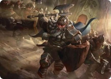 Thorin, Mountain-king Art Card (ASHOB-019) - Art Series: The Hobbit | Grognard Games