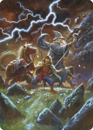 Call Forth the Tempest Art Card (ASHOB-033) - Art Series: The Hobbit | Grognard Games
