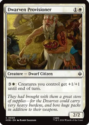 Dwarven Provisioner (HOB-009) - The Hobbit Foil | Grognard Games