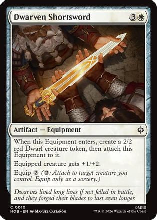 Dwarven Shortsword (HOB-010) - The Hobbit Foil | Grognard Games