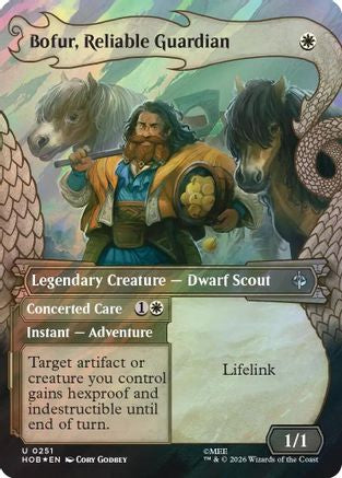 Bofur, Reliable Guardian (Showcase) (Surge Foil) (HOB-251) - The Hobbit Foil | Grognard Games