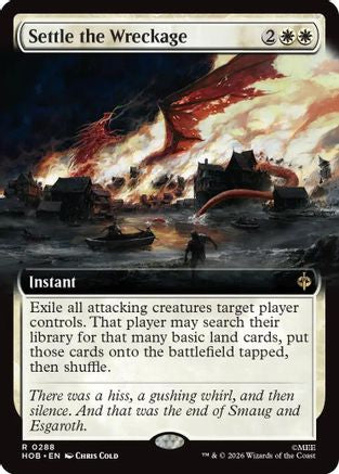Settle the Wreckage (Extended Art) (HOB-288) - The Hobbit Foil | Grognard Games