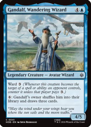 Gandalf, Wandering Wizard (HOB-041) - The Hobbit Foil | Grognard Games
