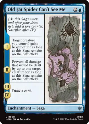 Old Fat Spider Can't See Me (HOB-050) - The Hobbit Foil | Grognard Games