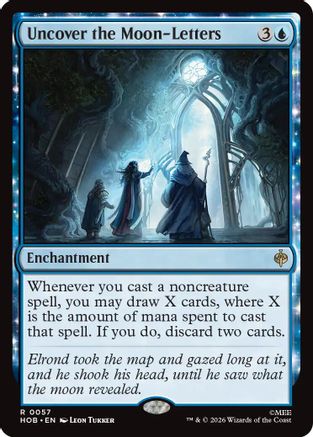 Uncover the Moon-Letters (HOB-057) - The Hobbit Foil | Grognard Games