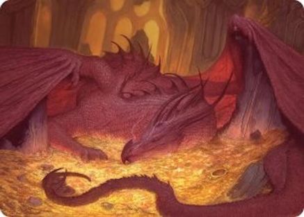 Smaug the Magnificent Art Card (ASHOB-043) - Art Series: The Hobbit | Grognard Games
