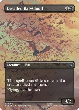 Dreaded Bat-Cloud (Borderless) (HOB-206) - The Hobbit Foil | Grognard Games