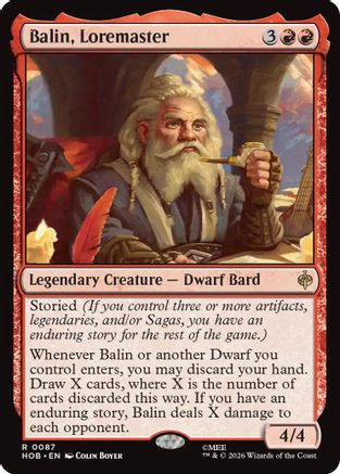 Balin, Loremaster (HOB-087) - The Hobbit Foil | Grognard Games
