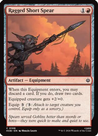 Ragged Short Spear (HOB-108) - The Hobbit | Grognard Games