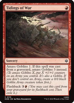 Tidings of War (HOB-115) - The Hobbit Foil | Grognard Games