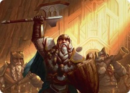 Thorin, Company's Leader Art Card (ASHOB-047) - Art Series: The Hobbit | Grognard Games