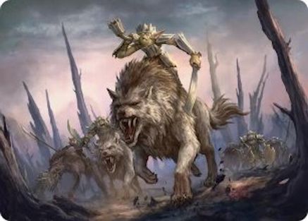 Signal the Onslaught Art Card (ASHOB-052) - Art Series: The Hobbit | Grognard Games