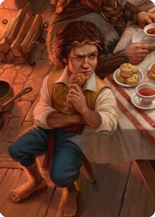 Bilbo, Fellow Conspirator Art Card (4/12) (ASHOB-004) - Art Series: The Hobbit | Grognard Games