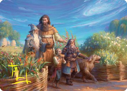 Beorn's Hospitality Art Card (Gold-Stamped Signature) (ASHOB-020) - Art Series: The Hobbit | Grognard Games