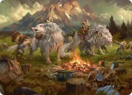 Mount Gundabad Mobilizes Art Card (ASHOB-054) - Art Series: The Hobbit | Grognard Games