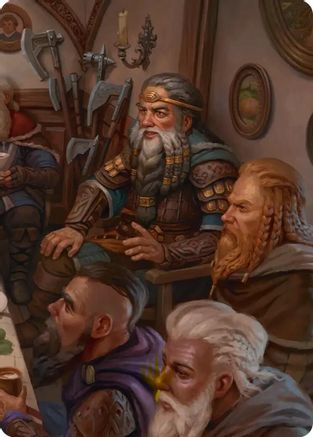 Thorin, King of Durin's Folk Art Card (3/12) (ASHOB-003) - Art Series: The Hobbit | Grognard Games