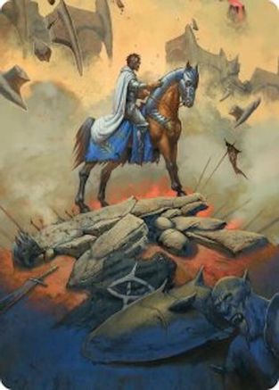 Aragorn, the Uniter Art Card (ASHOB-034) - Art Series: The Hobbit | Grognard Games