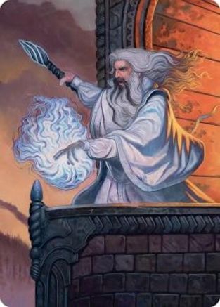 Saruman of Many Colors Art Card (ASHOB-035) - Art Series: The Hobbit | Grognard Games