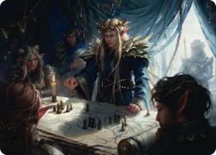 Thranduil the Strategist Art Card (ASHOB-049) - Art Series: The Hobbit | Grognard Games